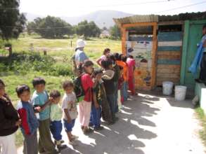 Build a new latrine for 200 students in Mexico