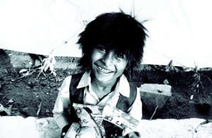 the happiness of Slum children's