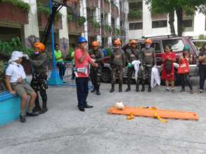 The barangay earthquake drill