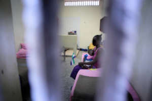 Mother and baby in Correctional Centre