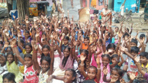One of World Vision's Child Friendly Spaces