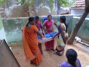EVACUATION THROUGH LOCALLY AVAILABLE MATERIAL