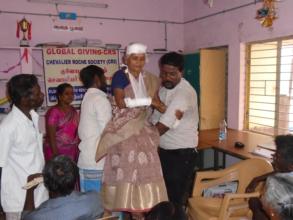 EVACUATION TECHNIQUES FOR VILLAGE WOMEN