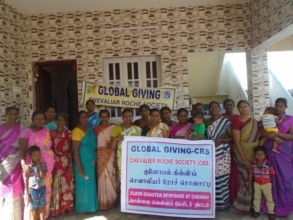 TRAINING BENEFICIARIES AT KANNAGI NAGAR,CHENNAI