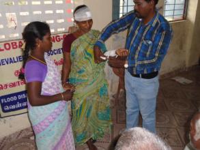 FIRST AID TECHNIQUES AT PINNATHUR
