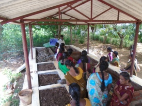 BENEFICIARIES VIEWED VERMI COMPOSTING YARD