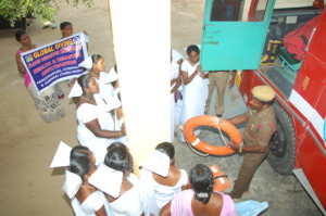 DEMONSTRATION THROUGH RESCUE EQUIPMENT