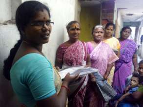 Flood relief materials distributed