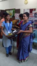 School bags distributed to girls