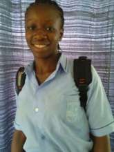 Abibatu in her school uniform