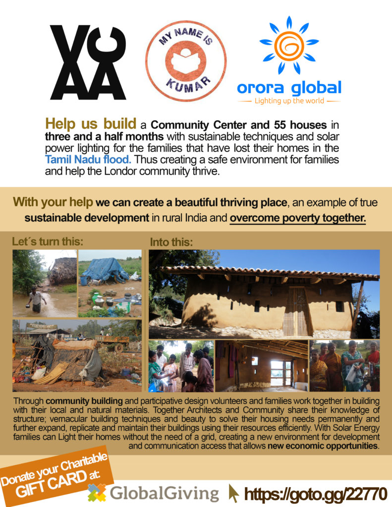 Chennai Flood: help rebuild sustainable community