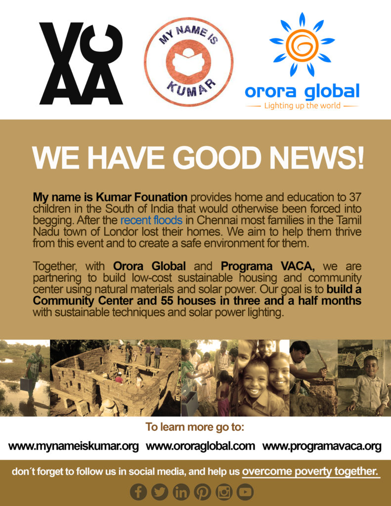 Chennai Flood: help rebuild sustainable community