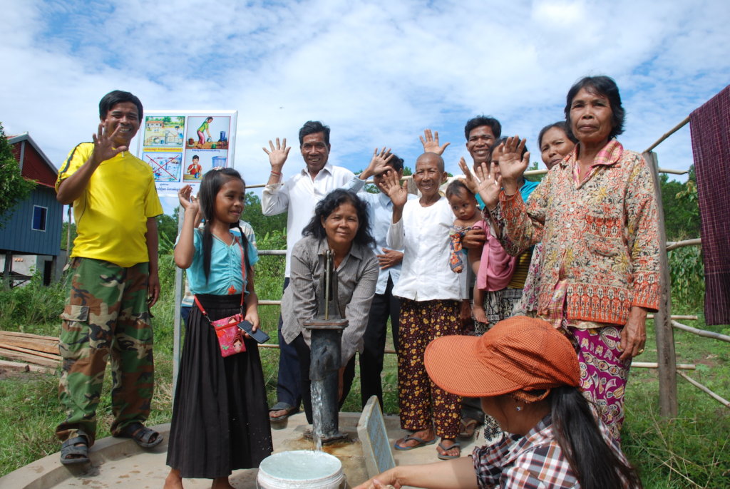 Construct water wells for Cambodian villages