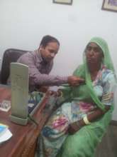 Attending hospital for check-up and diagnosis