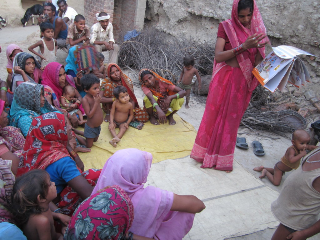 Building women initiatives in Slums of Lucknow