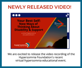 Hypersomnia Foundation's Virtual Event