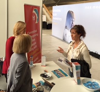 Visitors at the HF booth at WSC