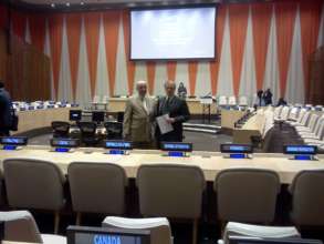IMCRA at UN-NGLS chamber after address
