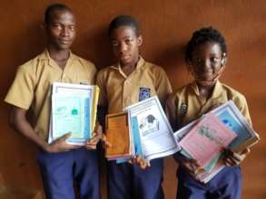 Brothers Receive Books