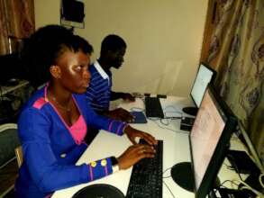 Brenda & Hassan in Computer Class