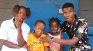 L-R Mariama, Luke, Mary, & Emmanuel