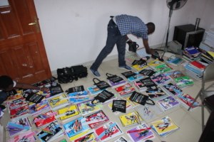 Preparing individual school supply sets