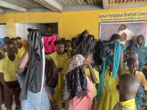 Students received donated costumes