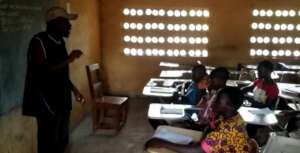 Students at an extra class