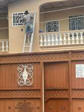 Freshly painted office in Sierra Leone