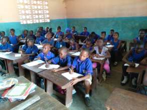 kids In class at the school