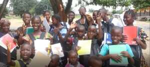 Happy Bo students - receiving scholarships