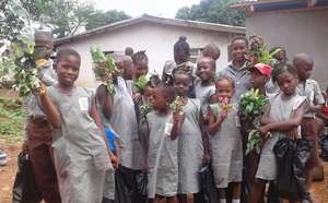 Orphans commemorating the Day of The African Child