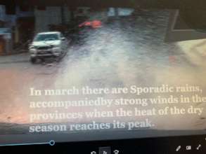 Freetown sudden sporadic rains