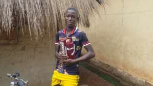 Solar light helps student pass exam