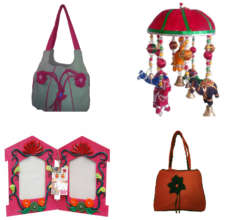 Rajasthan Handicraft & Bags made by poor Girls