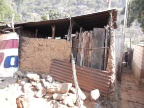 The second home to be rebuilt with bajareque
