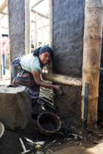 Concepcion mudding her future home