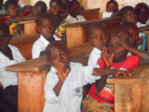 New first graders in the classroom