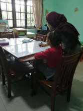 Child learning through art