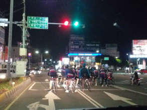 biking till night