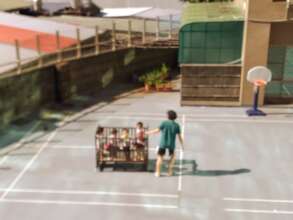 Toddlers enjoy sunbathing