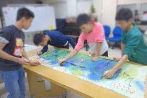 Art exploration for teenagers