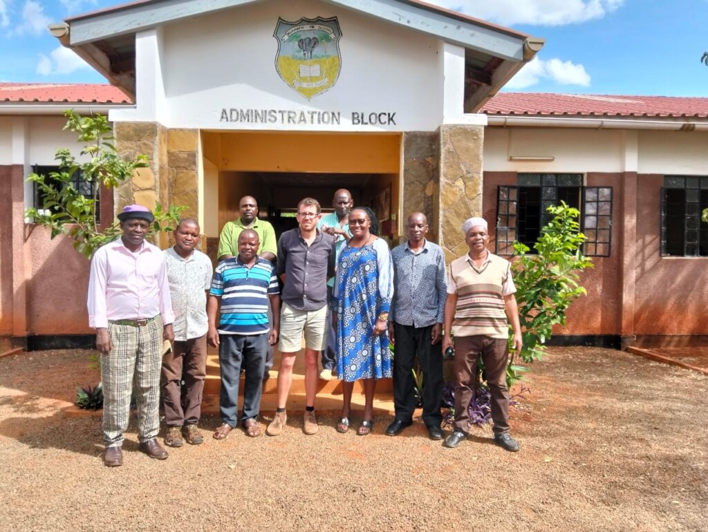 Charles with headteachers of our partner schools