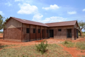 Classrooms under construction at Ngambenyi