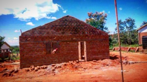 Kitchen under construction at Makwasinyi