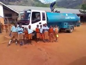 Clean water is delivered to a partner school