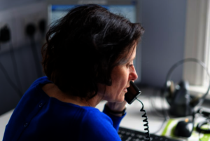 Listening volunteer