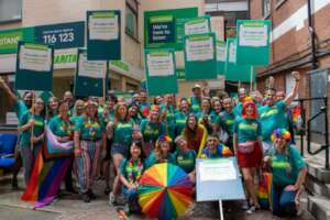 Samaritans volunteers ready for the parade