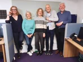 We are back! Our listening volunteers are happy.