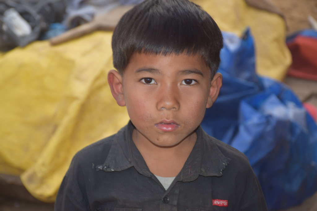 Warm blankets for Manoj after the earthquake